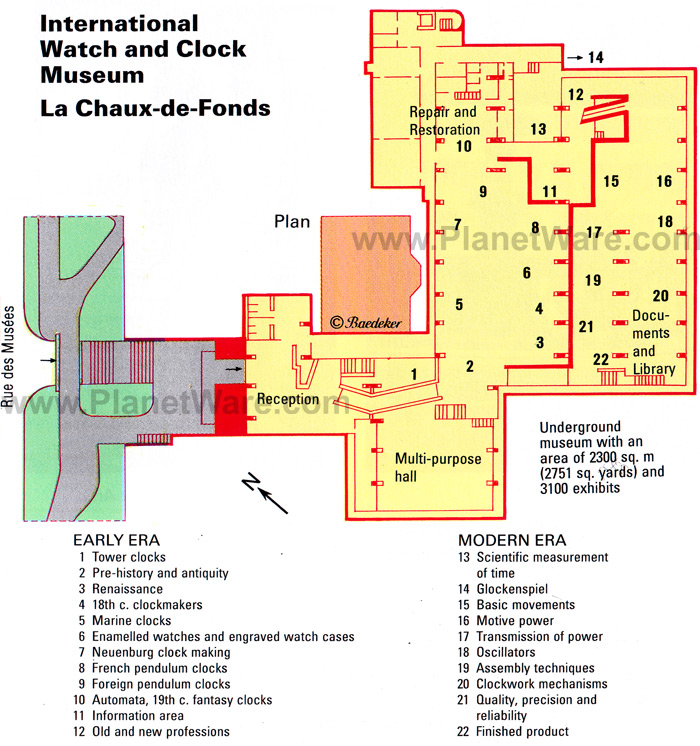 La Chaux e Fonds plan